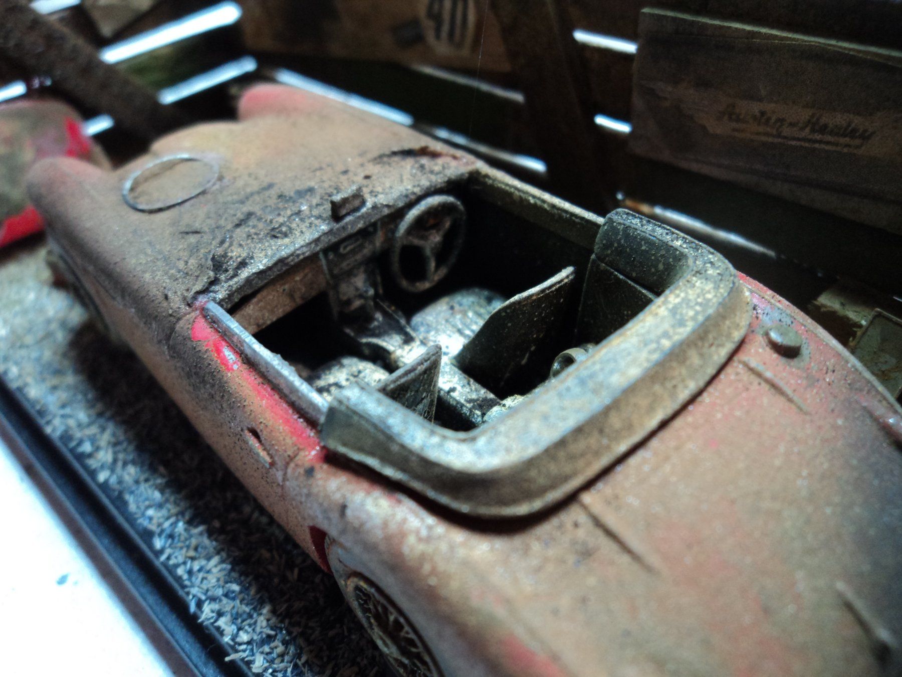Kits de montage: Austin Healey 3000 1/43 Diorama Hinterhof – D'occasion à Schwarzenburg par modelCARama 5