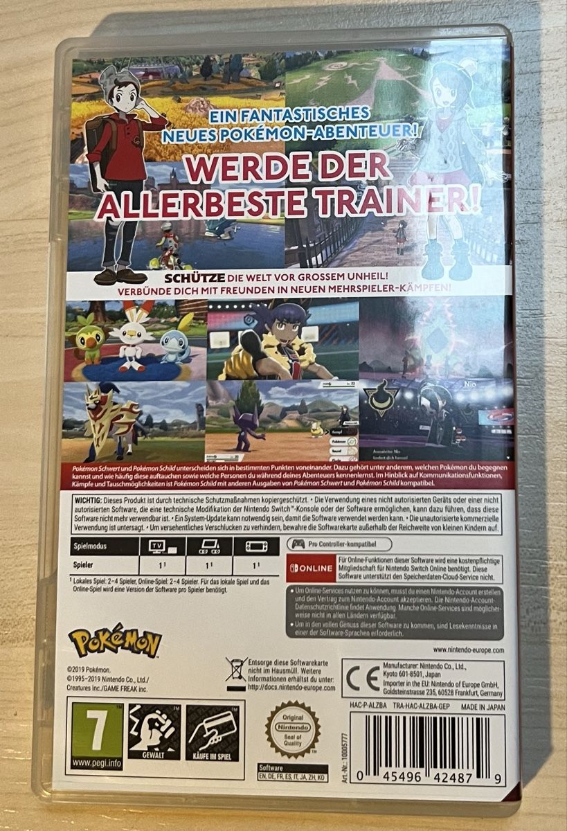 Pokémon Spiele: Pokémon bouclier – Gebraucht aus Grandevent von David28313 1