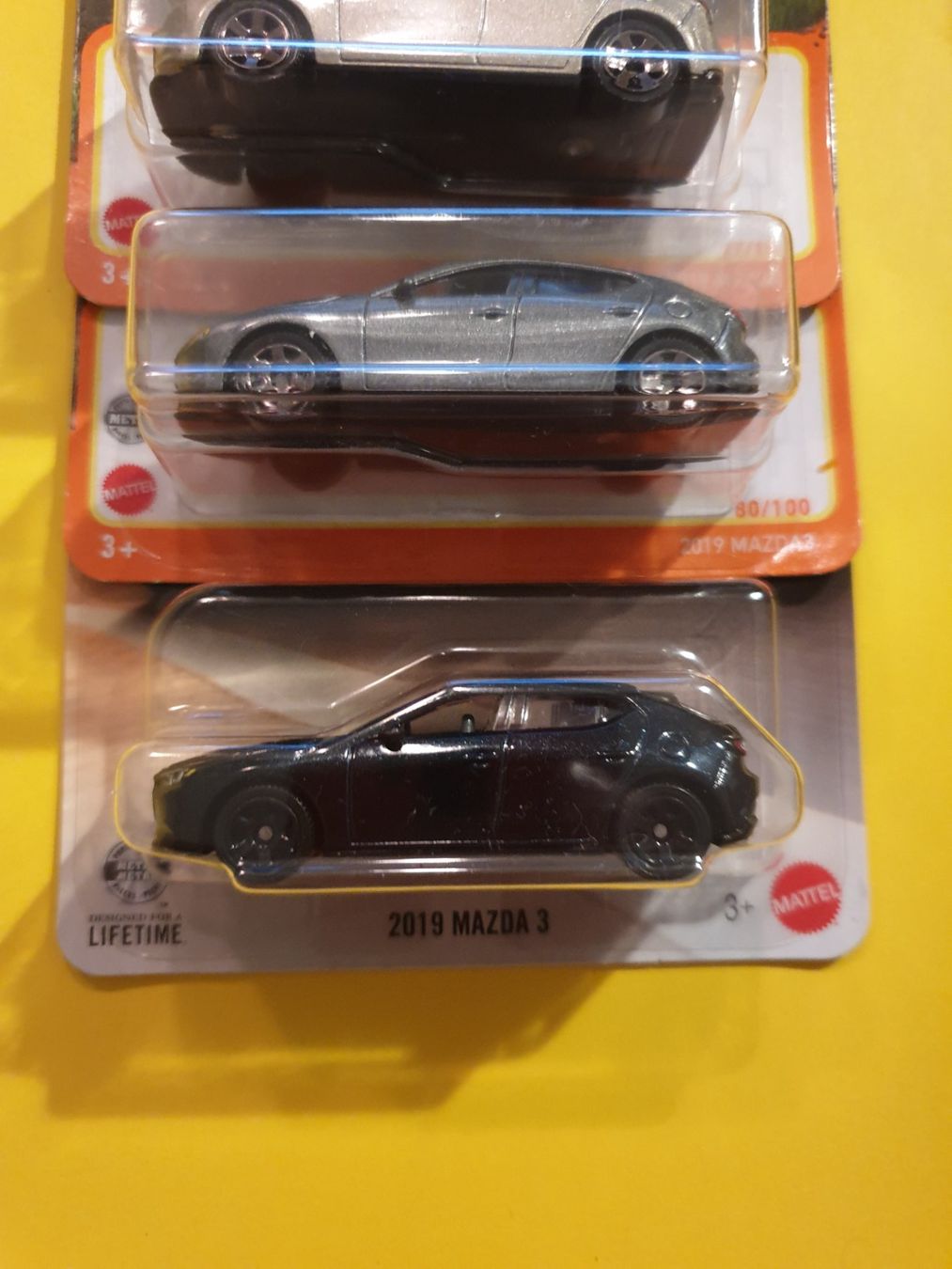 Matchbox Modellini d'auto: 3 x Matchbox 2019 MAZDA 3 – Nuovo e nell'imballaggio originale da Oftringen venduto da Rotor 1