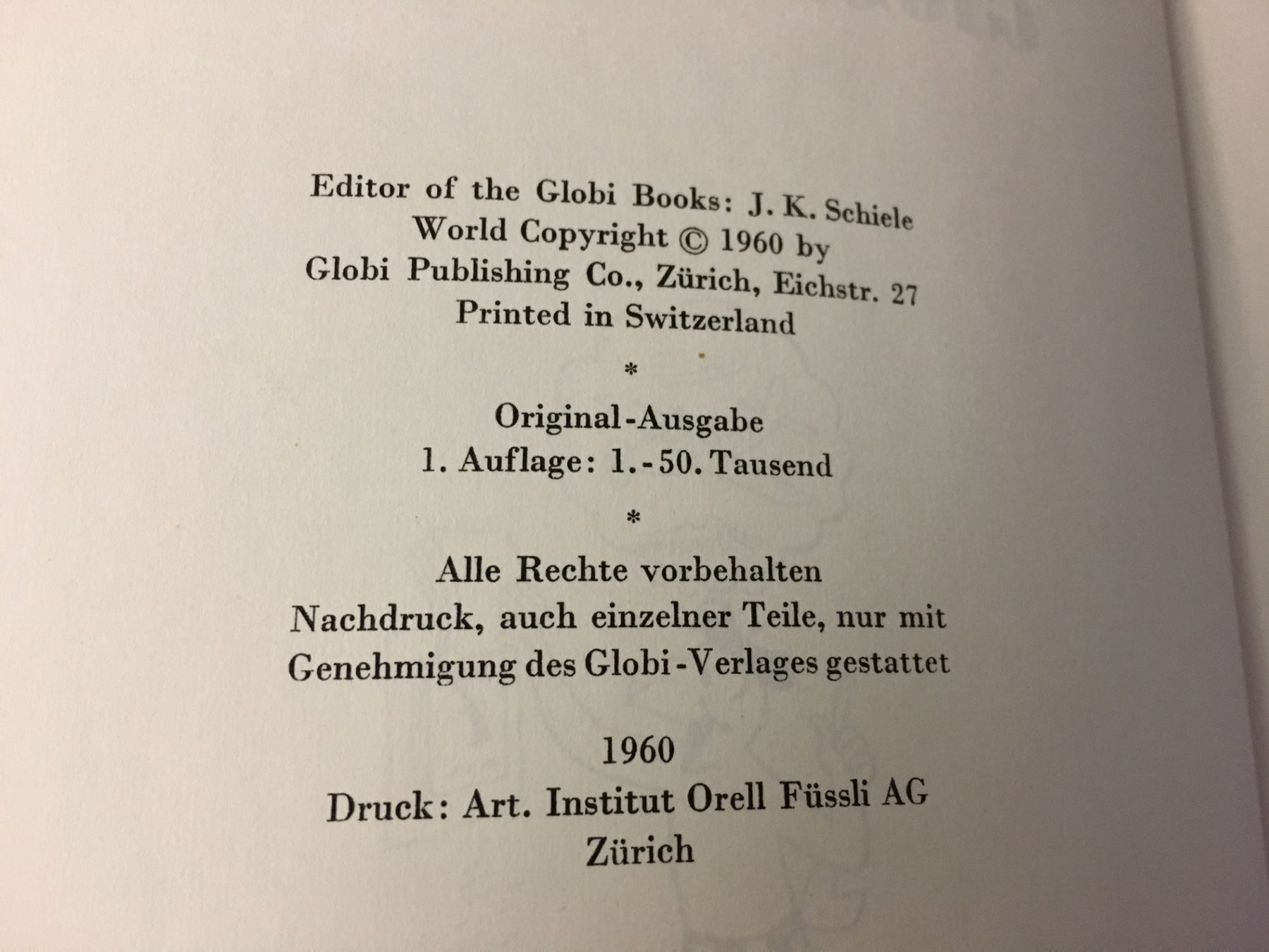 Comics: Globis toller Tag ! – Gebraucht aus Brügg BE von rutschimedizin 1