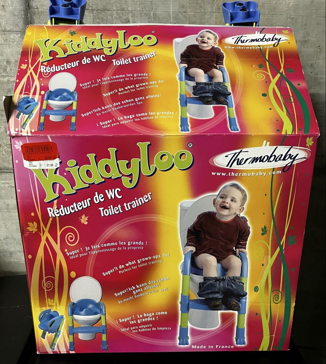 WC: Kiddyloo WC-Trainer / Töggeli-Sitzli mit Leiter. – Usato da Basel venduto da Lila11