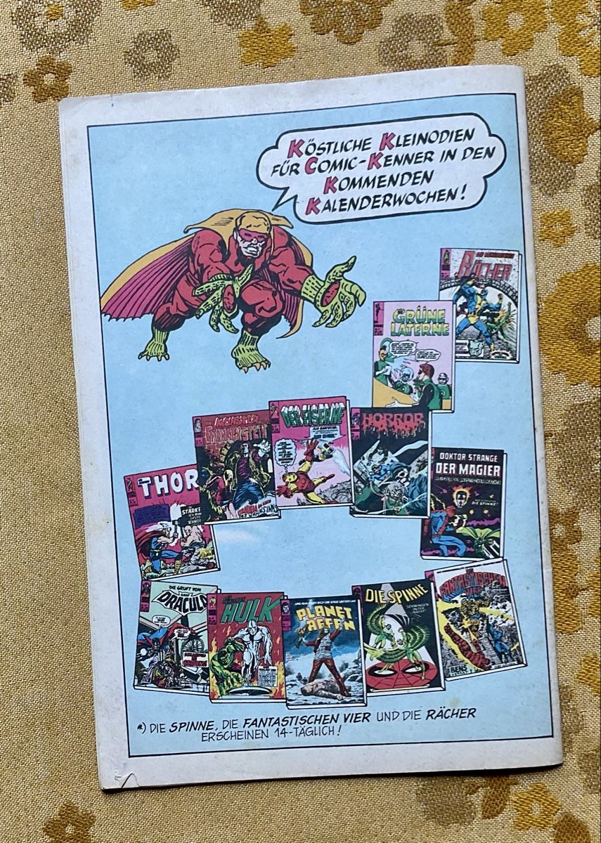 BD: Die Ruhmreichen Rächer Heft Nr 39 von 1976 – D'occasion à Endingen par nathan05 9