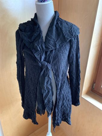 NILE Long Strickjacke Riesenkapuze Gr. S