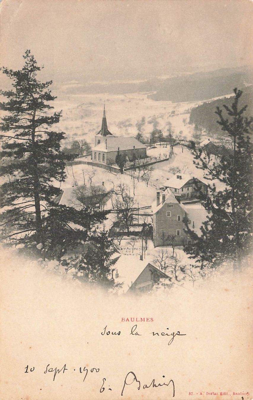 Ansichtskarten: Baulmes – Gebraucht aus Biasca von Blenio71