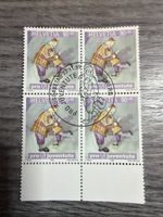 Helvetia Briefmarke Pro Juventute Viererblock, Top Zustand!