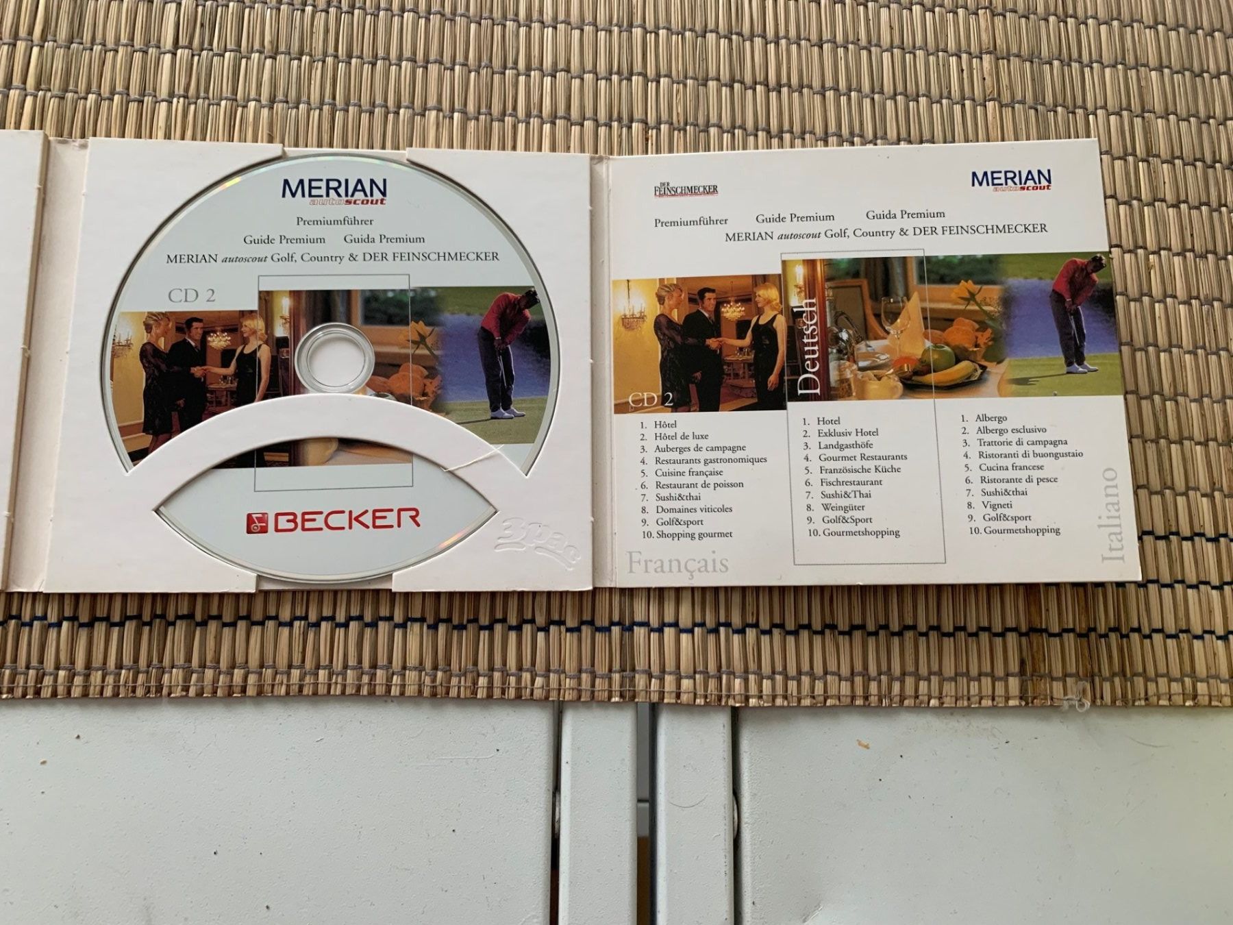CDs: Merian  Becker Hotel/Restaurantführer Premiumführer CD 1 & 2 – D'occasion à Emmen par newdeal1970 2