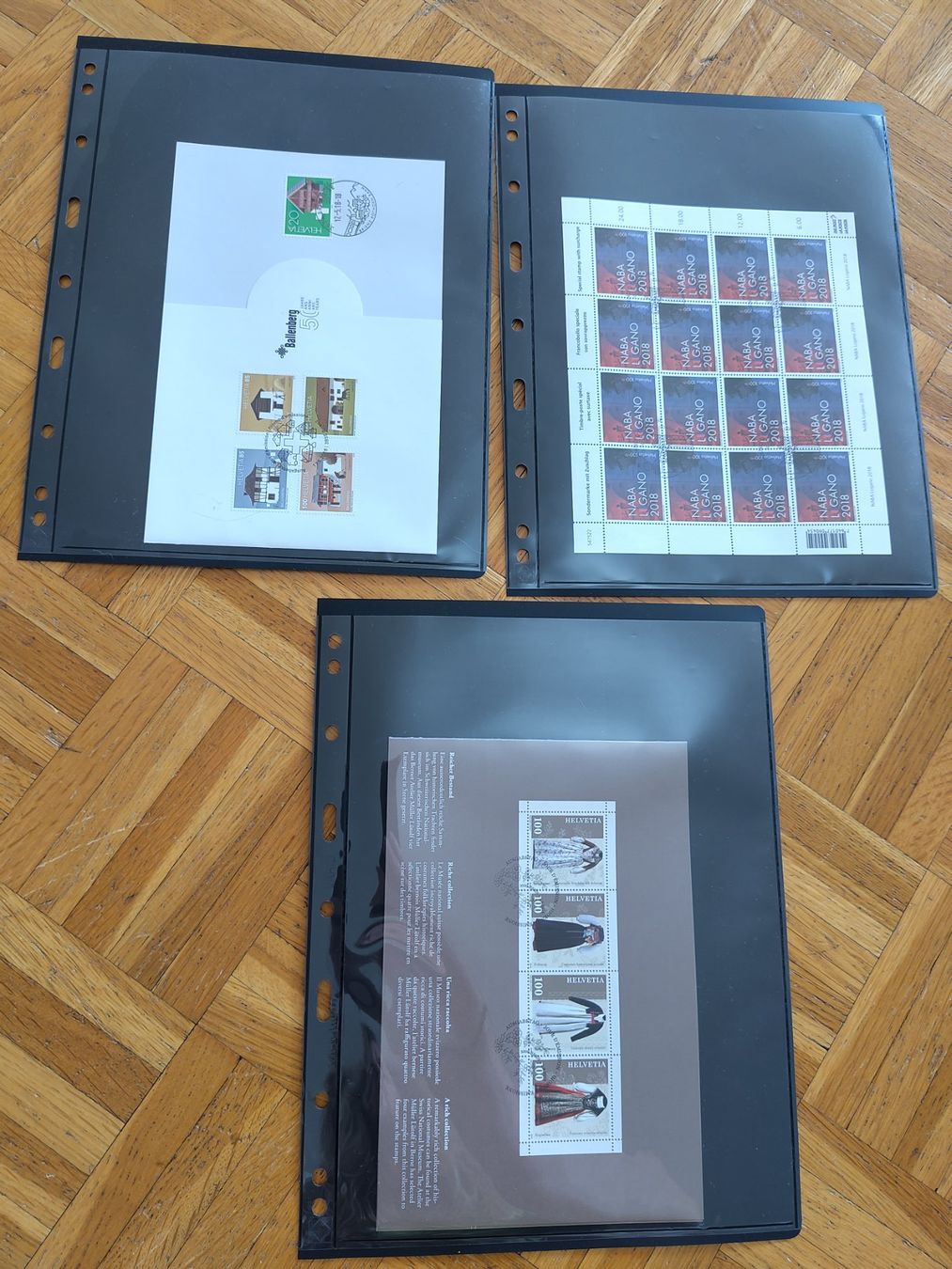 Tutti i francobolli: Sammlung 30 Seiten Kleinbogen Ersttagsstempel Schweiz – Nuovo (secondo la descrizione) da Wohlen AG venduto da gnabbr 6