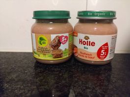 2 mal Rindfleisch Babynahrung zu verschenken.