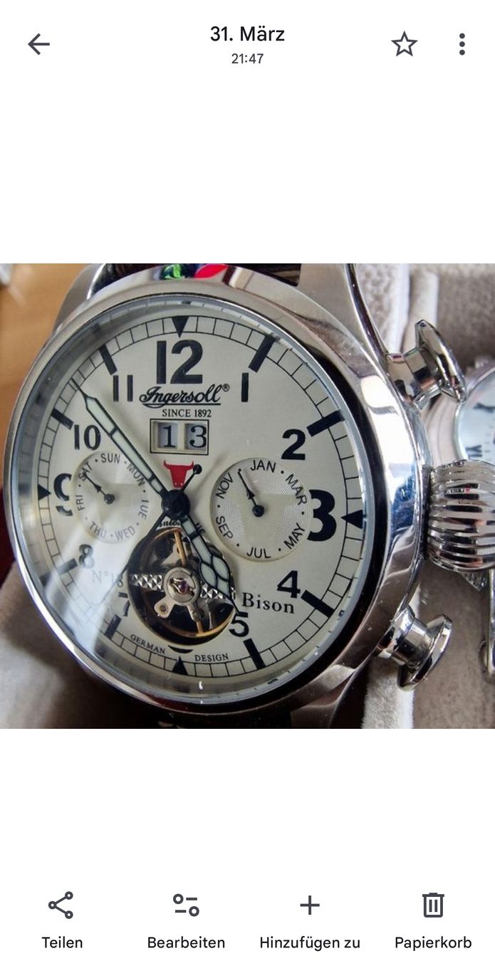 Ingersoll Orologi: INGERSOLL AUTOMATIK – Nuovo (secondo la descrizione) da Pratteln venduto da Zifah1971 1