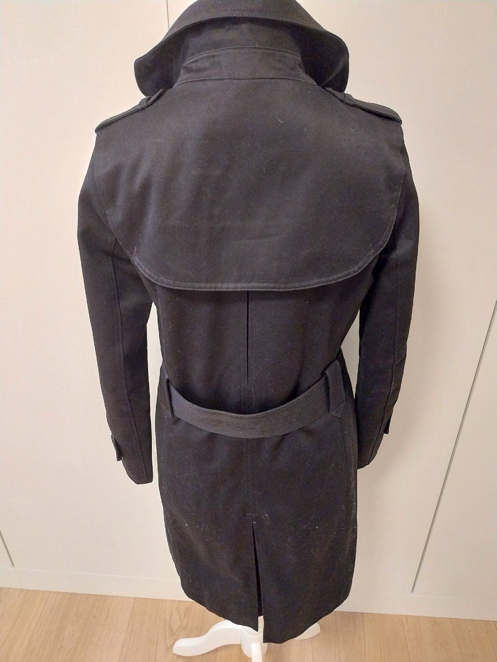 Sandro Cappotti: schwarzer Sandro-Trench, FR36 – Nuovo (secondo la descrizione) da Oberwil BL venduto da A.Mohler 6