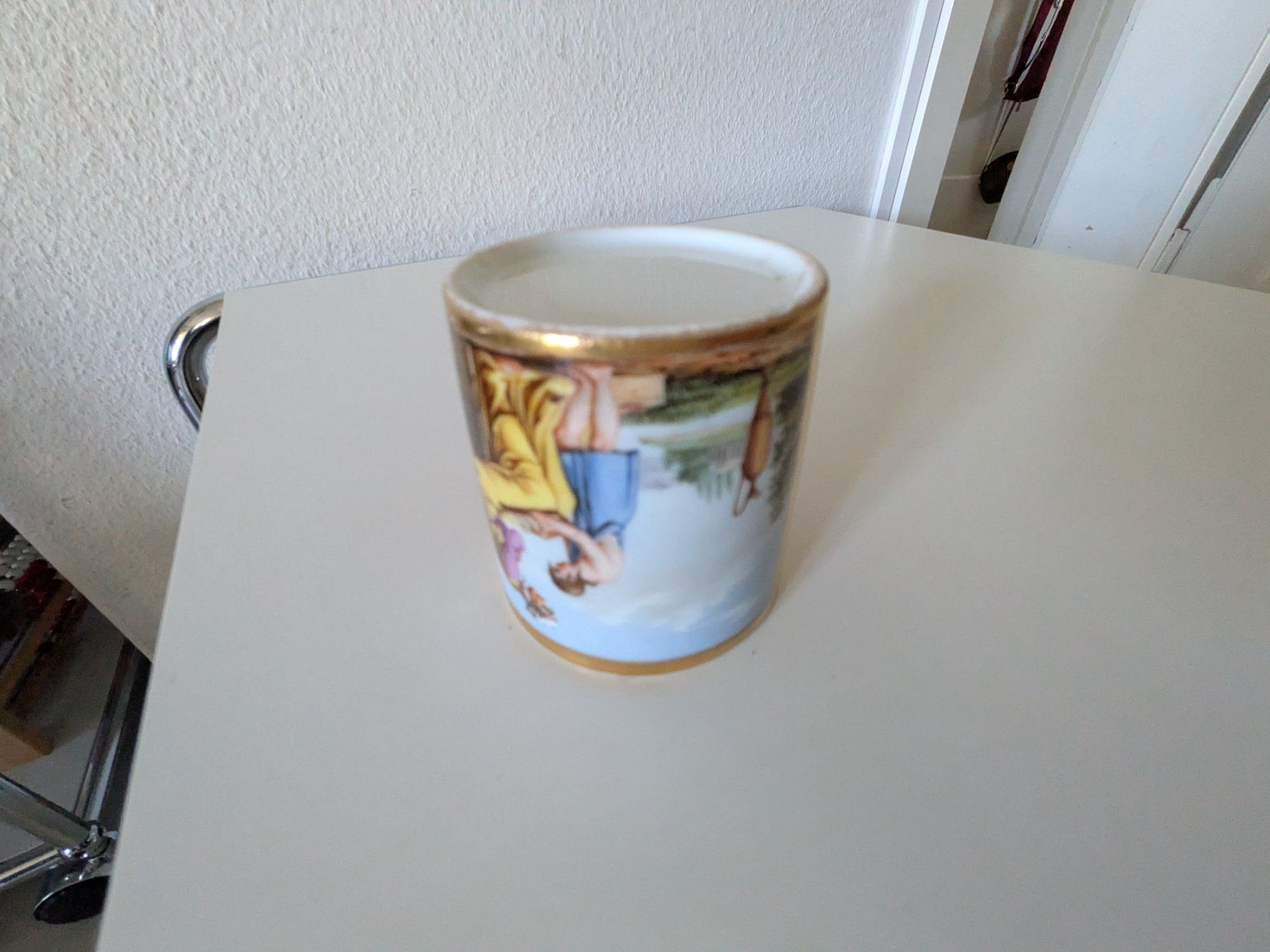 Tassen: Antike handbemalte Tasse – Gebraucht aus Emmen von magelan 5