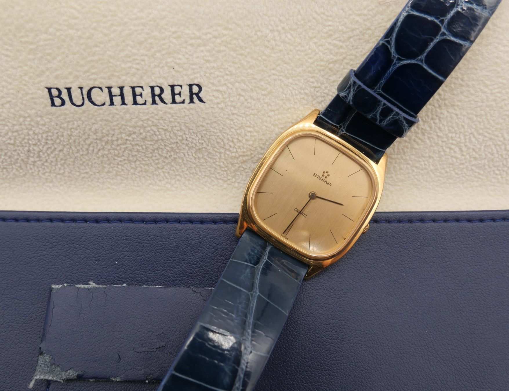 Eterna Orologi: Montre ETERNA Classic Quartz plaqué or – Usato da Nyon venduto da WHTF 1