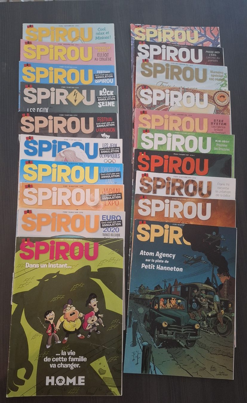 Fumetti:  Lot magazines Spirou - 20 numéros  – Usato da Montricher venduto da bil_fyq7