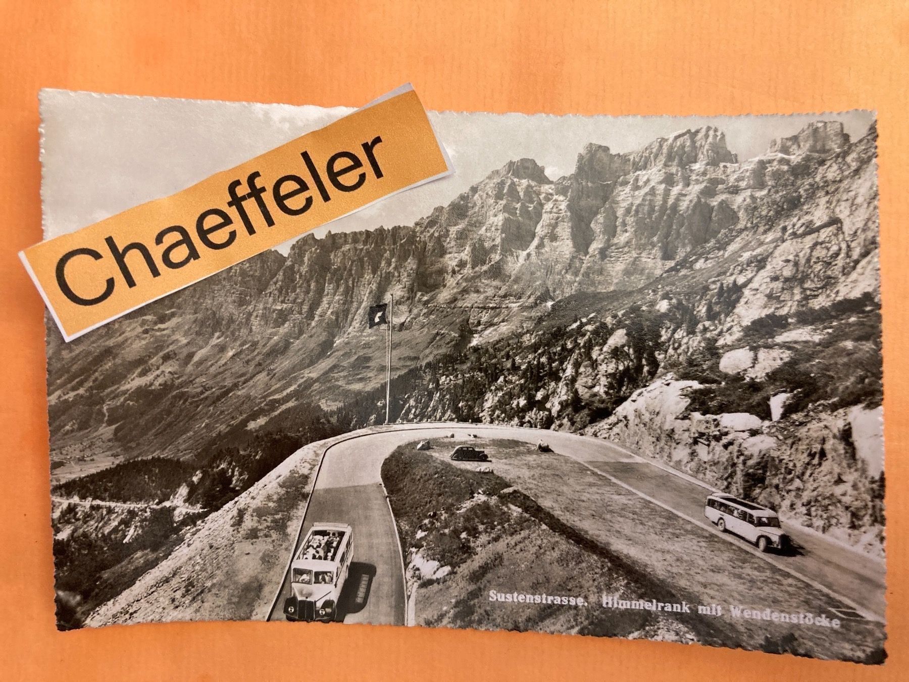 Cartoline postali: Sustenstrasse. Himmelrank mit Wenden- – Usato da Zürich venduto da Chaeffeler