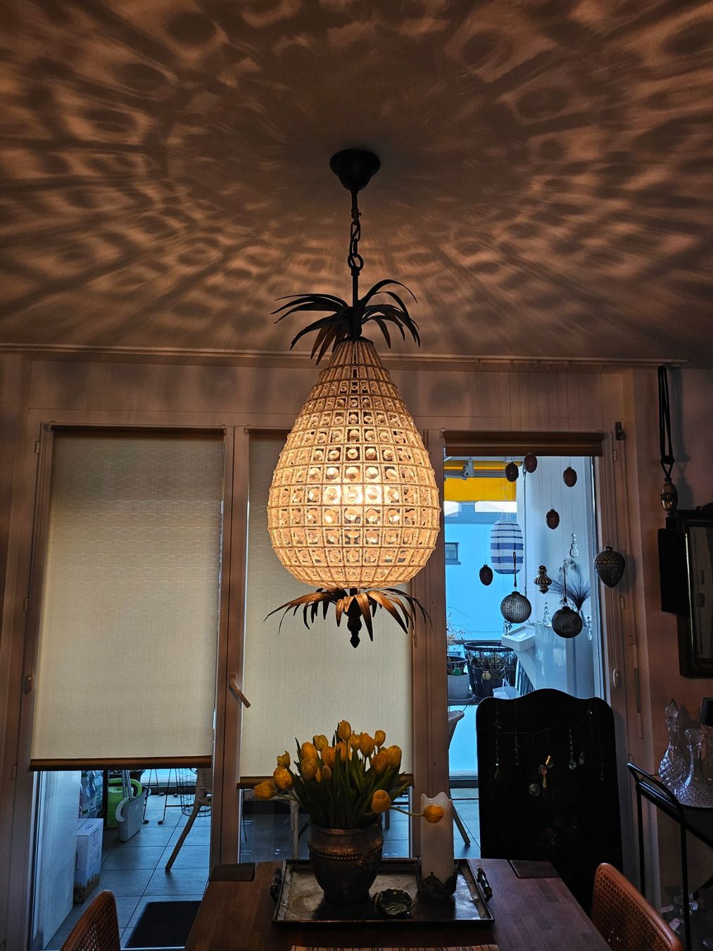 Lampadari & plafoniere: WUNDERSCHÖNER LEUCHTER IN ANANASFORM – Usato da Locarno venduto da ICARO8 3