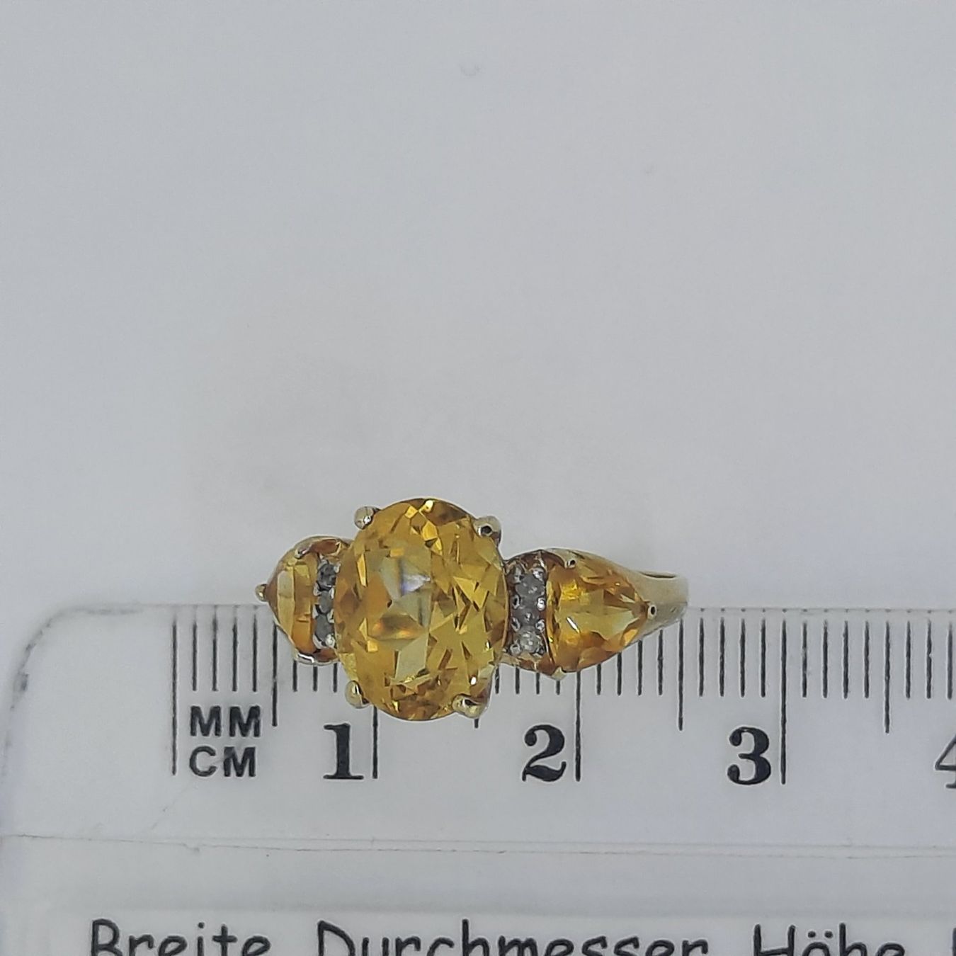 Bagues: Stillvoller Ring mit edlem Citrin Edelsteinen – D'occasion à Unterägeri par Altgoldschmuck 8