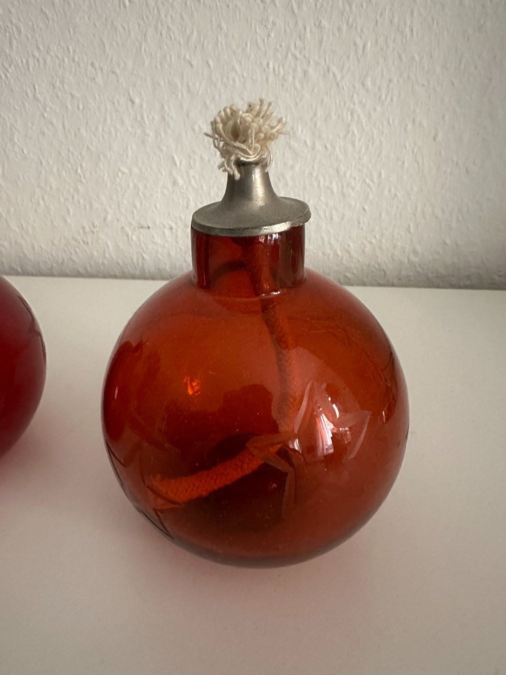 Bougies: 2 rote Glas Öllichter – D'occasion à Zürich par Diazaio 1