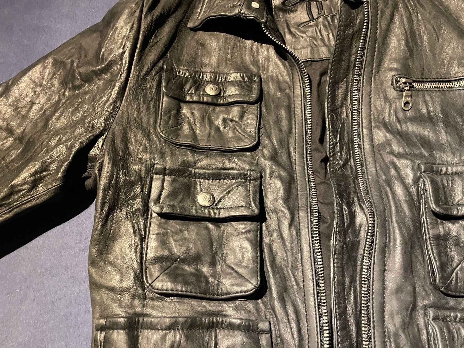 Tom Tailor Giacche: Lederjacke – Usato da Heiligenschwendi venduto da Mike73 5