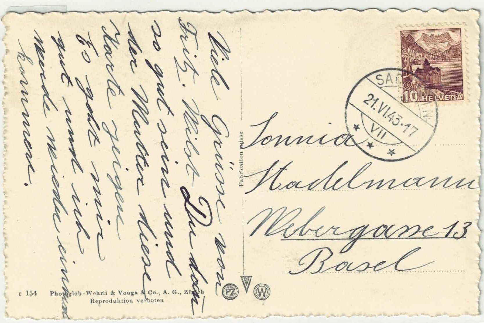 Cartoline postali: Sachseln - Inneres der Wallfahrtskirche – Usato da Ettingen venduto da Kartenplanet 1
