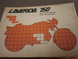 laverda 750 cc  GT et SF uso e manutenzione originale 