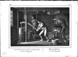 Appenzell Sennhütte Lithographie von Weibel Comtesse 1839