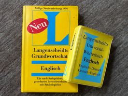 Englisch Grundwortschatz (A5) und Wörterbuch (A6)
