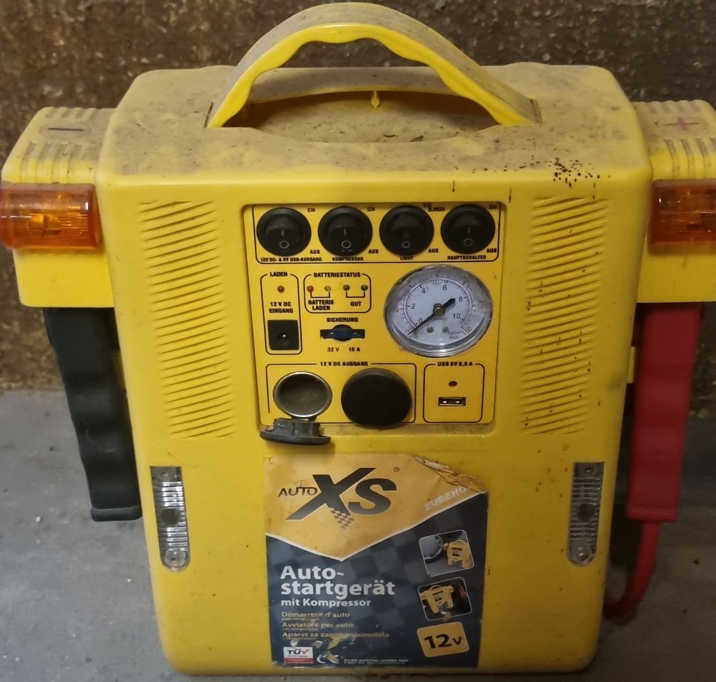 Auto XS Autostartgerät mit Kompressor - Top für den Winter. (Defekt) in ...