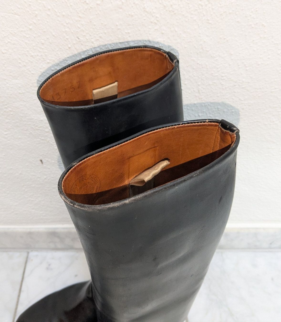 Scarpe da uomo: Reitstiefel Leder Gr. 41 mit Spanner – Usato da Giffers venduto da agu25 4