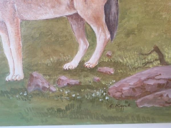 Dipinti: Kurti "2 Schäferhunde" Gemälde – Usato da Zürich venduto da Galerie-Kunst 1
