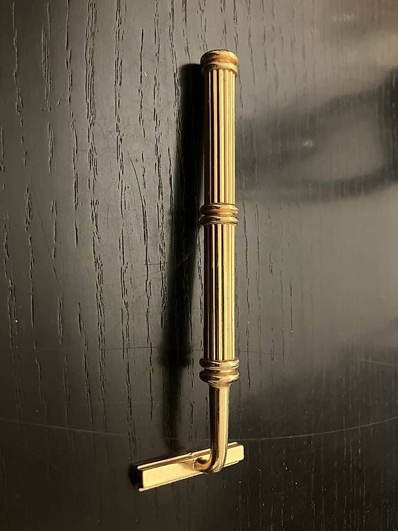 Rasoi & Lamette da barba: Rasoio a lametta, in ottone, vintage – Usato da Origlio venduto da Zeto.81 3