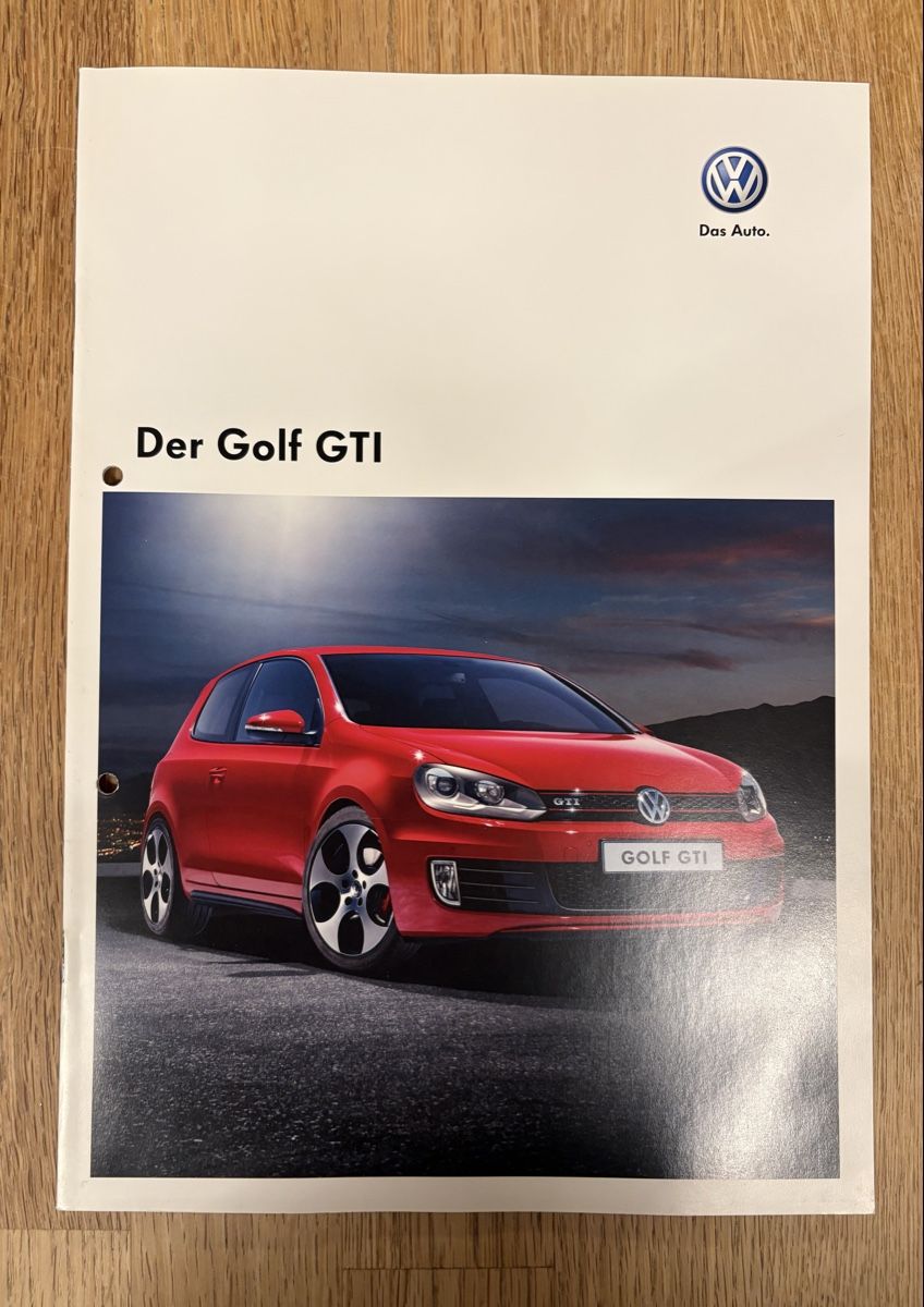 VW Documenti: VW Golf GTI Prospekt, 2006 2008 2009 oder 2010 – Usato da Freienstein venduto da Golfbueb 4