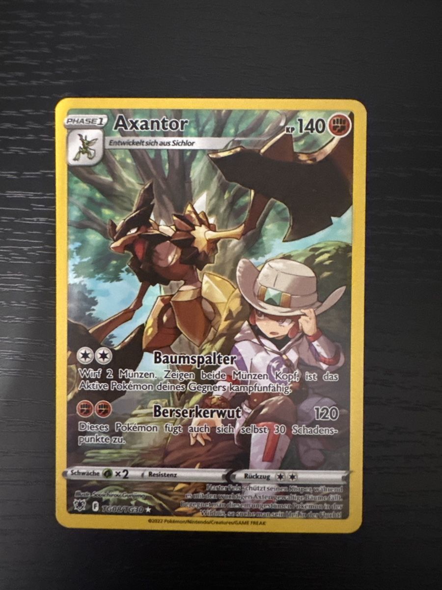 Karten: Axantor - Pokemon Karte – Neu (gemäss Beschreibung) aus wynigen von Birnenmus