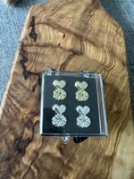 Ohrringe-Verschlüsse 4 Stk. gold/silber neu!