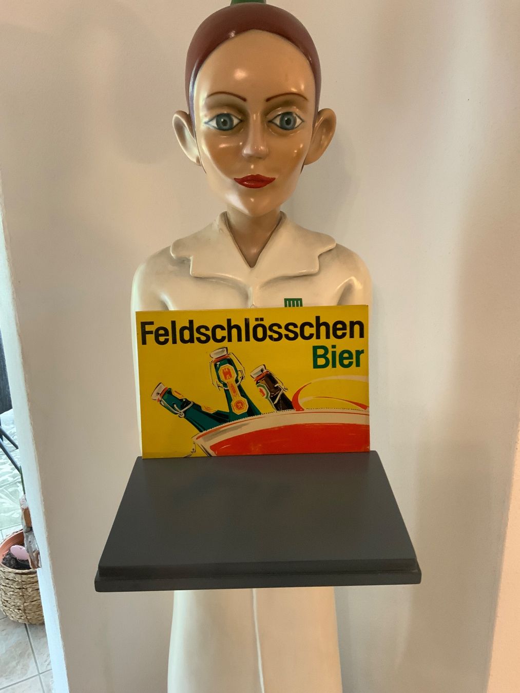 Feldschlösschen Insegne: Feldchlösschen  Schild - Rarität! – Usato da Willisau venduto da Minali 1