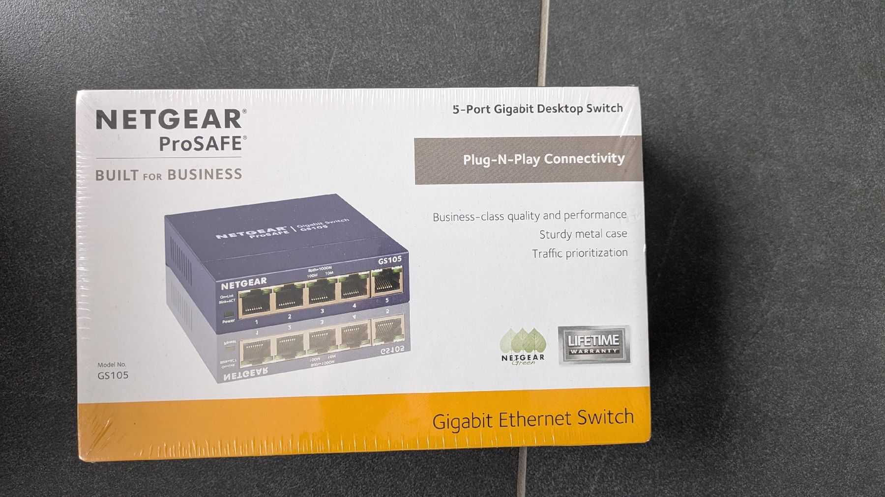 Interruttori: NETGEAR 5-Port Gigabit Desktop Switch  GS105 – Nuovo e nell'imballaggio originale da Ostermundigen venduto da jas_kb7s
