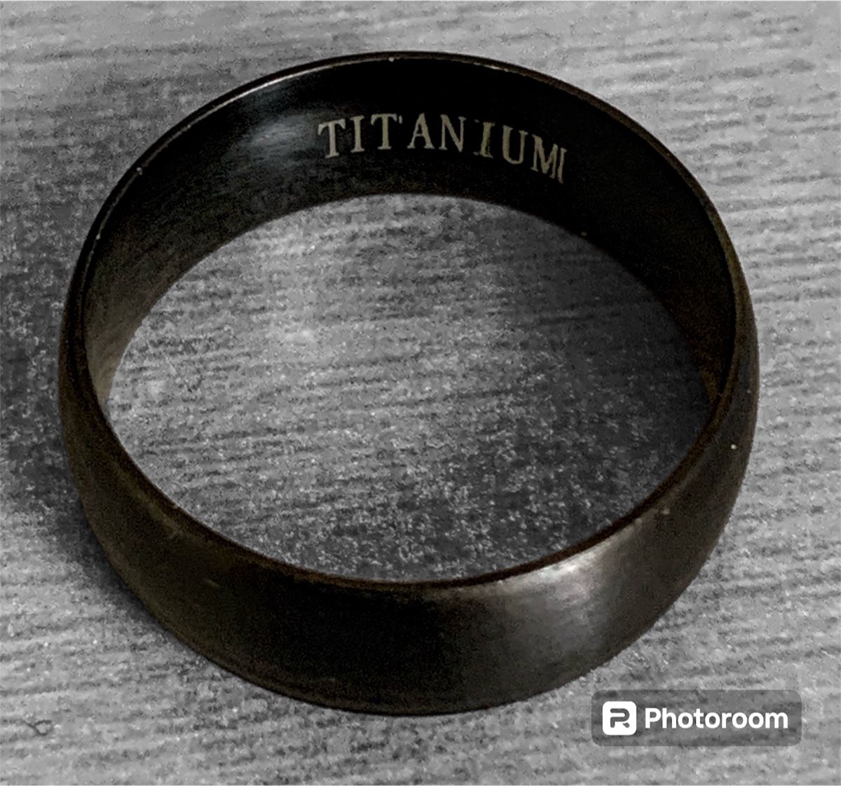Ringe: Schwarzer Ring TITANIUM – Neu und originalverpackt aus Malters von Dom55 2