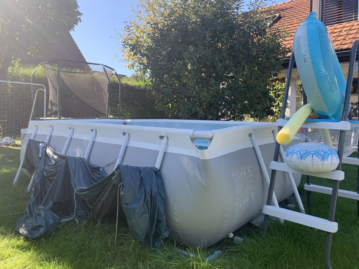 Intex Schwimmbad: Intex Pool Prism Frame Pool 300 x 175 x 80 cm – Gebraucht aus Waltenschwil von pipapo71 1