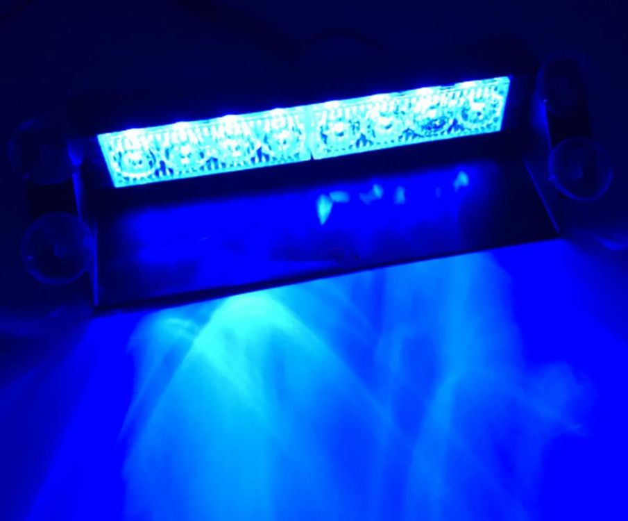 LED Frontblitzer Blaulicht Polizei Auto