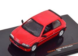 Peugeot 106 XSI Le Mans 1993 rot / schwarz      1:43 von IXO