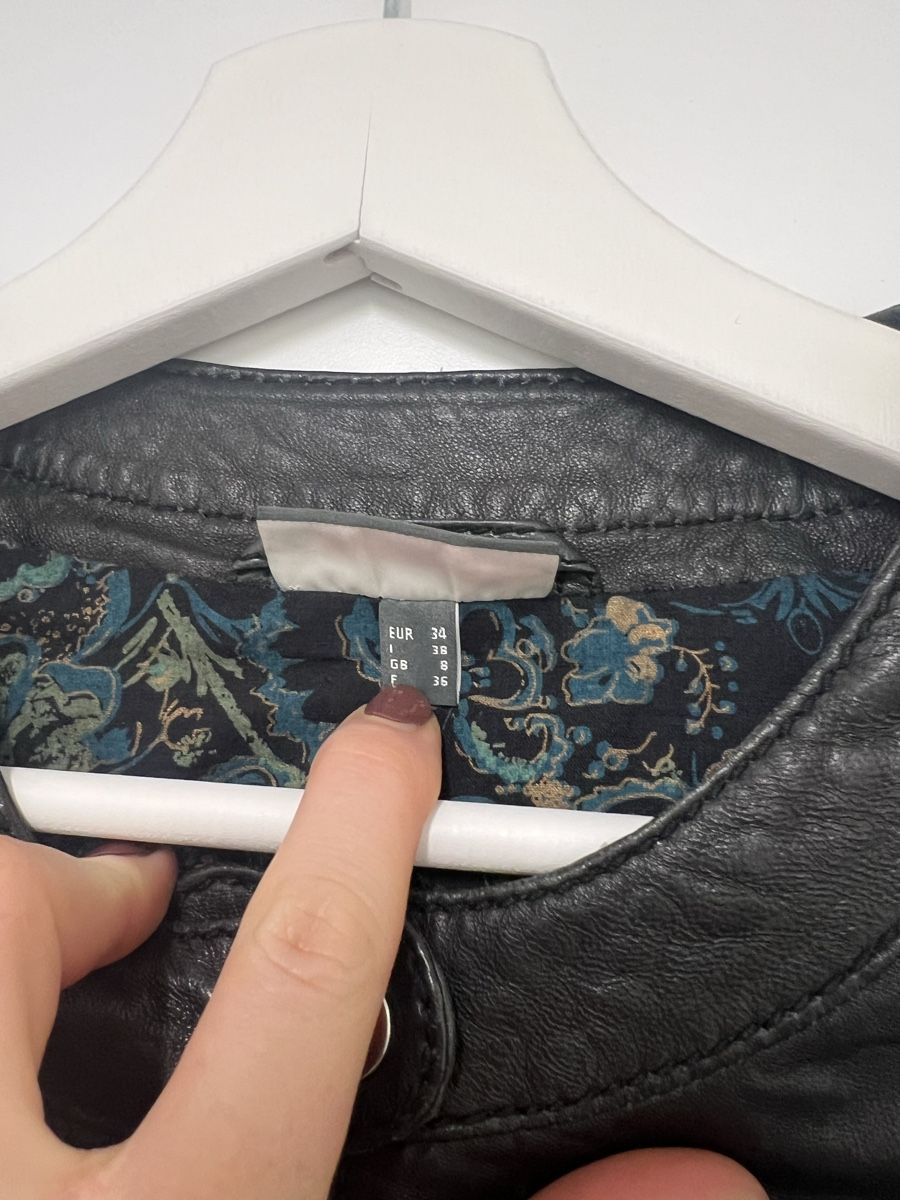 Vestes: Lederjacke Grösse 34 Echtleder – Neuf (Voir description) à Zürich par sellingmystuff1 5