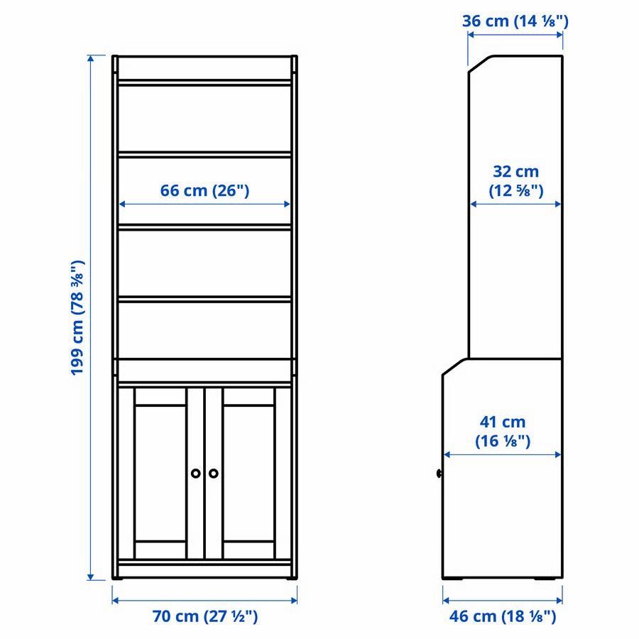 Ikea Regale: Armoire IKEA HAUGA – Gebraucht aus Genève von sca_j5cs 1
