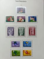 Liechtenstein Briefmarken Sammlung, Jahrgang 1975 komplett