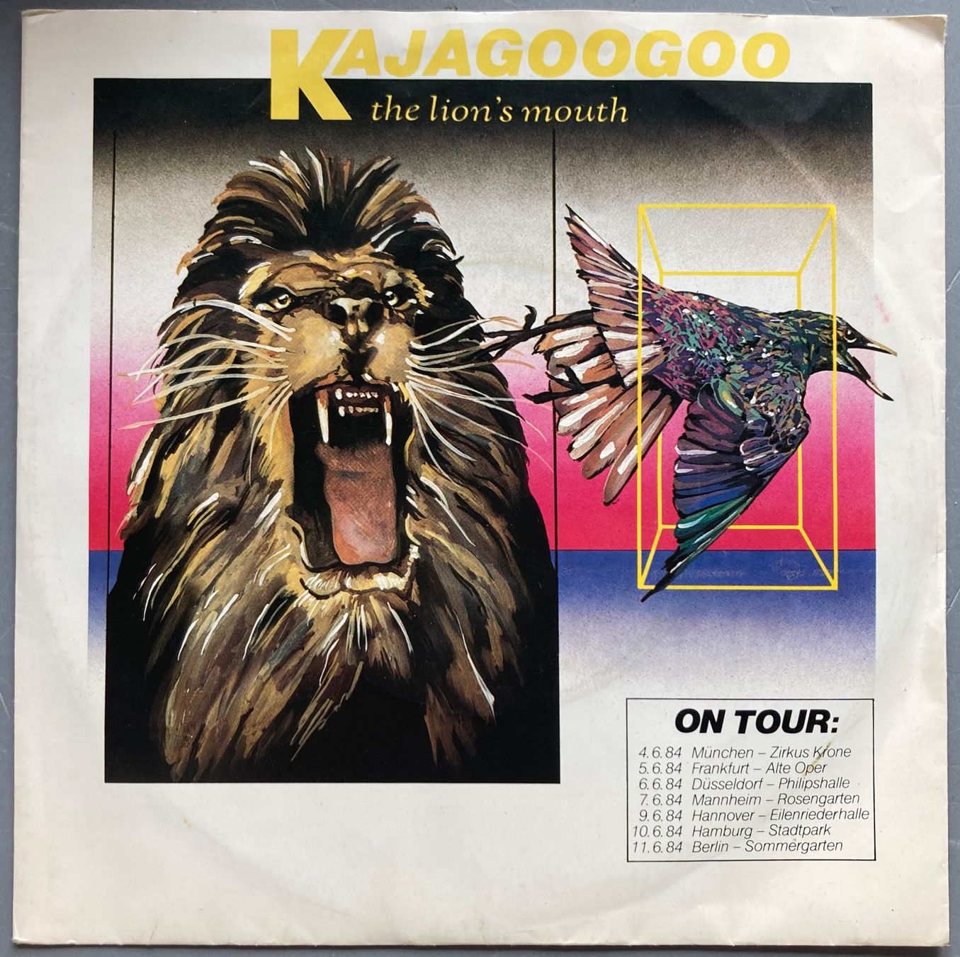 Dischi in vinile: KAJAGOOGOO - THE LION'S MOUTH – Usato da Poliez-Pittet venduto da Newtown-Records