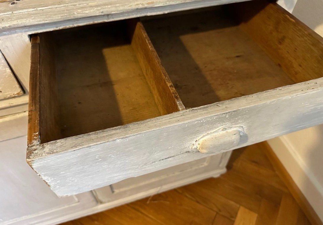 Cassettiere: Massivholz Kommode , Shabby Chic – Usato da Riehen venduto da Inzi23 2