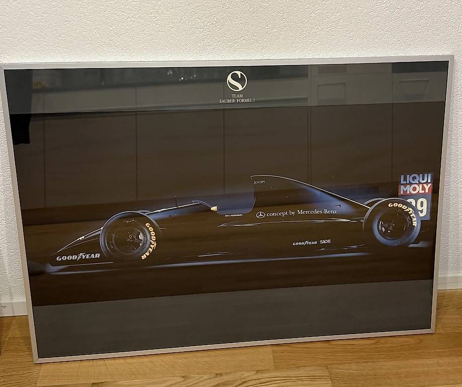 Foto & Immagini: Team Sauber Formula 1 Bild / Poster im Rahmen – Usato da Suhr venduto da Norio3 1