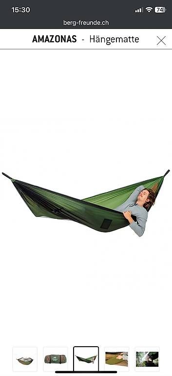 Amazonas Hängematten: Amazonas Hängematte Traveller Moskito ultra light – Gebraucht aus Putz von Noerli03 2
