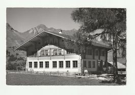 Ansichtskarte Schulhaus Achseten Frutigen