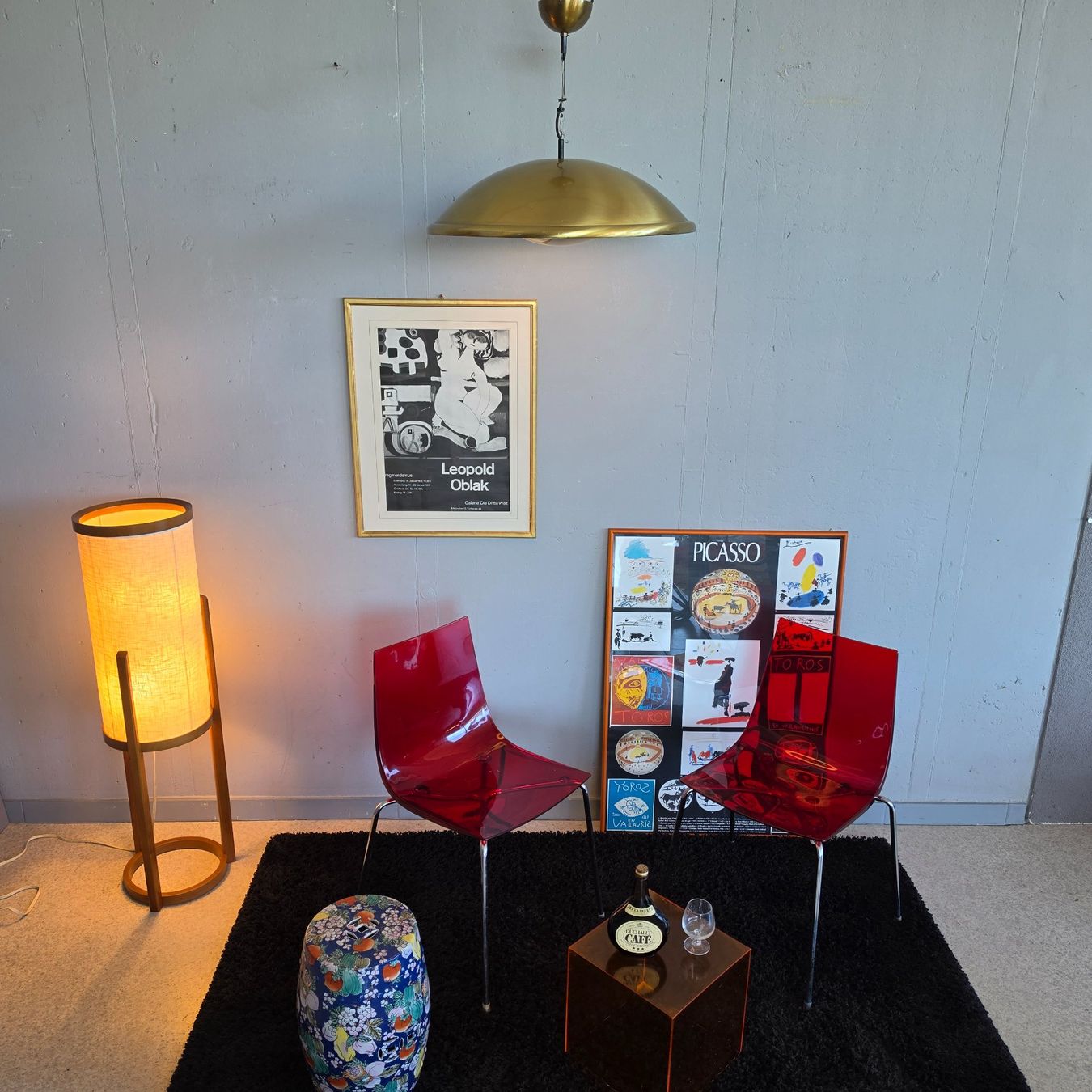 Lampadari & plafoniere: Vintage Ceiling Lamp, Brass, MCN Messing Hängelampe Leuchte – Usato da Nottwil venduto da Wondewa-Shop 3