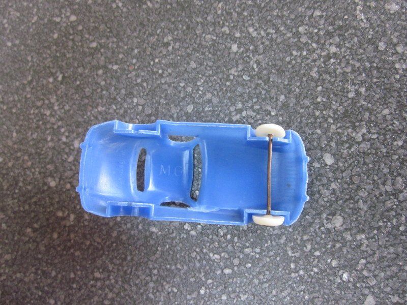 MG Modellini d'auto: "Groschenauto" MG, blau Kunsstoff, W.Germany – Usato da Bischofszell venduto da Pfau0 7