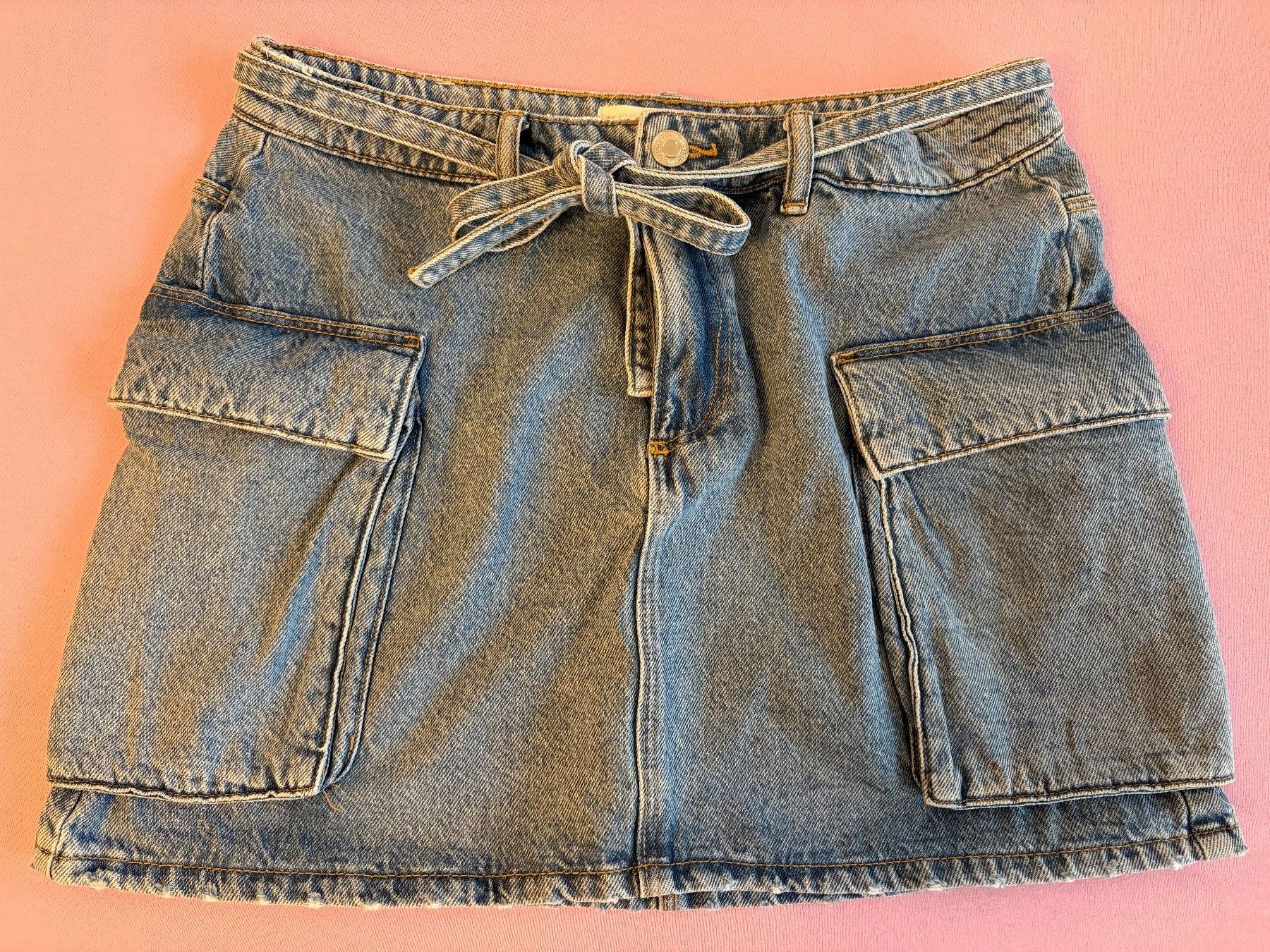 Stradivarius Robes et jupes: Gonna cargo di jeans – D'occasion à S. Vittore par ari_bdr6 3